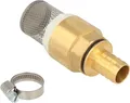 tecuro Saugfilter Set 1 1/4 (5/4) Zoll - MS Fußventil mit Rückschlagventil, Saugkorb, Schlauchülle und Schlauchschelle
