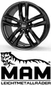 4x MAM RS3 8x18 5/112,0 ET45 Black Painted