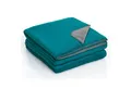 Wohndecke Moon Kuscheldecke Doubleface Baumwollmix ca 220x240cm gekettelter Rand, MOON Heimtextilien, Kuscheldecke