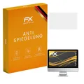 atFoliX Panzerfolie kompatibel mit Apple iMac 21,5 Model 2017 Schutzfolie, entspiegelnde und stoßdämpfende FX Folie