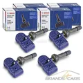 4x BOSCH RADSENSOR RDKS SCHWARZ GUMMI FÜR ALFA ROMEO ALPINA ASTON MARTIN AUDI