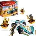 LEGO 71791 NINJAGO Zanes Drachenpower-Spinjitzu-Rennwagen, Spielzeug für Kinder ab 7 Jahren, Jungen & Mädchen, Fahrzeug-Bausatz mit Spinnfunktion... - Bronze