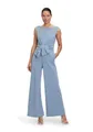 Vera Mont Damen Jumpsuit mit weitem Bein Light Steel Blue,40