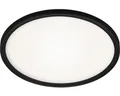 LED Deckenleuchte 18W 2400 lm 4000 K Ø 29,3 cm Slim schwarz + Backlight