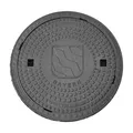 HYDROTEC Gully Kanaldeckel Schachtabdeckung Motiv Länderw, Bayern (Raute) B125