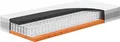 Hn8 Taschenfederkern-Matratze "Eco Spring Elite", H1/H2, 80 x 200 cm, Höhe: ca. 23 cm