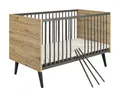 Kombibett 70x140 Babybett Kinderbett Lattenrost Kindermöbel Schardt Morris Oak