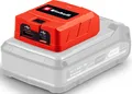 EINHELL Akku-Ladestation "Akku-Adapter TC-CP 18 Li USB A/C-Solo", rot
