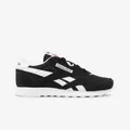 Reebok Cl Nylon Herren's Suede Toe Ortholite Lace Sneak Trainers (Schwarz-Weiss, EU 43)