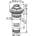 HEIMEIER Thermostat-Oberteil VHV8S für Lyngson