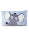 NICI Kissen Elefant 43x25cm - grau - Flauschiges NICI Kuscheltier Kissen für Kinder und Erwachsene, Plüschkissen ideal für Zuhause, Kindergarten oder unterwegs - 62752