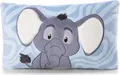 NICI Kissen Elefant 43x25cm - grau - Flauschiges NICI Kuscheltier Kissen für Kin