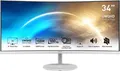 MSI Pro MP341CQW 86,4 cm (34" ) 3440 x 1440 Pixel UltraWide Quad HD Weiß (PRO MP341CQW)