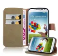 Cadorabo Handyhülle für Samsung Galaxy S4 Hülle Samsung Galaxy S4, Klappbare Handy Schutzhülle - Hülle - mit Standfunktion und Kartenfach