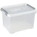 Curver HANDY+ Box, transparent / silber verschiedene Größen Größe: 20 l - Weiß