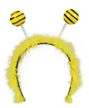 Boland 76326 - Haarreif Honigbiene, gelb/schwarz, für Erwachsene, One Size, mit Fühlern, Karneval, Themenparty, Mottoparty