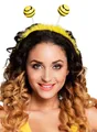 Bienenfühler - Fasching Karneval Kostüm Haarreif - Lustig wobbelnde Fühler an