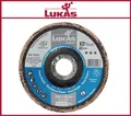 10 STÜCK LUKAS Freihand Fächerscheibe V2 POWER CER Ø 125mm K 40 INOX Titan Stahl
