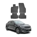 OMAC Gummi Fußmatten kompatibel mit VW T-ROC 2017-2025 Automatten TPE Schwarz 4X