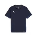 Puma Unisex Teamgoal Matchday Jr Fußballtrikot, Puma Navy-Puma White-Persian Blue, 140 EU