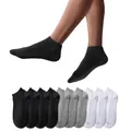 Sneaker Socken Herren Damen 10 Paar Kurze Halbsocken Quarter Baumwolle Unisex...