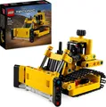 LEGO Technic Schwerlast Bulldozer, Spielzeug-Planierraupe zum Bauen, Ergänze deine Baustelle, Konstruktionsspielzeug für Kinder, Technik-Geschenk für Jungs und Mädchen ab 7 Jahren 42163