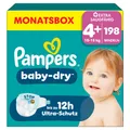Pampers Baby Dry Gr. 4+ Maxi Plus 10-15kg Windeln, 198 Stück, Monatsbox