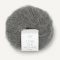 SANDNES GARN Tynn Silk Mohair - Farbe: Mørk Gråmelert (1053) - 25 g/ca. 212 m Wolle
