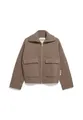 ARMEDANGELS Damen Strickjacke aus Bio-Woll Mix JOANIAAS Oversized Fit Cinnamon Dust Melange XXL