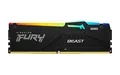 Kingston FURY Beast Schwarz RGB 128GB (2x64GB) 5600MT/s DDR5 CL36 DIMM Desktop Gaming Speicher Kit mit 2 AMD EXPO/ Intel XMP - KF556C36BBEAK2-128