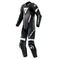 Dainese Laguna Seca 6 1tlg. Motorradlederkombi (Schwarz/Weiß/Anthrazit) Gr: 52