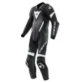 Dainese Laguna Seca 6 Einteiler Black White Gr. 52 Lederkombi