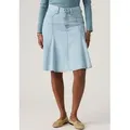 Levi's® Jeansrock GODET KNEE LENGTH SKIRT Midirock mit Falten blau 28