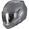 Scorpion Exo-Tech Evo Solid Klapphelm, grau, Größe 2XL für Männer