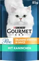 PURINA Gourmet Perle Erlesene Streifen Katzenfutter nass, Kaninchen (26 x 85g)