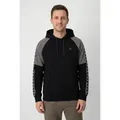 Champion Kapuzensweatshirt Sports-inspired Interlock Hoodie with Tape detailing für sportliche Aktivitäten, mit Rundhalsausschnitt schwarz M (48/50)