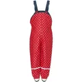 Playshoes Regenhose Regenlatzhose mit Punkten rot 116