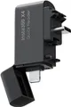 Insta360 X4 Quick Reader - MicroSD (TransFlash) - MicroSDHC - MicroSDXC - Schwarz - Polycarbonat (PC) - Silikon - iOS - Android - insta 360 X4 - USB-Type C/Lightning (CINSBBMB)