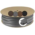 Montafox Fugendichtband Fugenband 25 m 50 m 100 m Breite 5-7 mm 7,5-10 mm Terrassenfugenband Fugendichtung Terrassendielen WPC Holz Stein Terasse Balkon, 7.5-10 mm/25 m/Grau