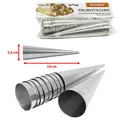 Backform 10-er Set Trubotschki Rollen Hörnchen Edelstahl Трубочки для выпечки
