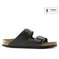 Birkenstock Unisex. 51791 Sandalen Arizona Birko-Flor (Normale Passform) schwarz (45), Wohnung, Keine, Lässig