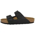 Birkenstock Arizona Birko-Flor normal Unisex Erwachsene Sandale Sandaletten, Sommerschuhe, Badeschuhe, Riemchen, Schlappen schwarz 45 EU