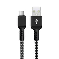Maclean Universal microUSB Kabel 2.4A Nylon 100cm Datenkabel MCE473