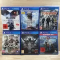 6x Sony PS4 Spiel • KILLZONE Battlefront DIVISION For Honor GOD OF WAR DiabloB33