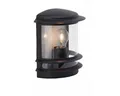 Brilliant Außen-Wandleuchte Hollywood, Lampe Hollywood Außenwandleuchte schwarz 1x A60, E27, 60W, geeignet