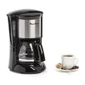 Moulinex FG150813 Subito Kaffeemaschine, 6 Tassen, Schwarz/Edelstahl
