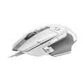 Logitech G502 X Bedrade Gamingmuis - LIGHTFORCE hybride, optisch-mechanische, primaire schakelaars, HERO 25K gaming sensor, voor PC - MacOS/Windows - Wit
