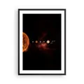 Wandbilder 50x70cm Poster Sonnensystem Planeten Kosmos Bilder Art Wanddeko
