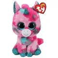 TY Beanie Boo regular 15 cm Gumball Unicorn - Rosa/Türkis