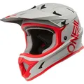 ONeal Sonus Solid, Fahrradhelm - Matt Grau/Rot - XL